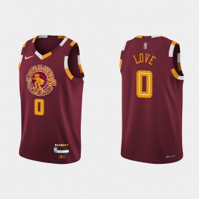 Cavaliers 2021-22 75th Anniversary Wine Kevin Love Jersey City