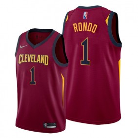 Rajon Rondo Cavaliers 2021-22 Icon Edition Wine #1 Jersey 75th Diamond