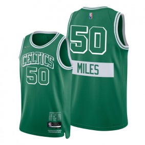 CJ Miles Celtics 2021-22 City Edition Green #50 Jersey NBA75th Diamond