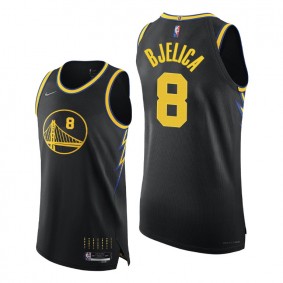 Nemanja Bjelica Warriors 2021-22 City Edition Black Jersey 75th Season Authentic