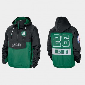 75th Celtics Aaron Nesmith Windbreaker Jacket Black Green