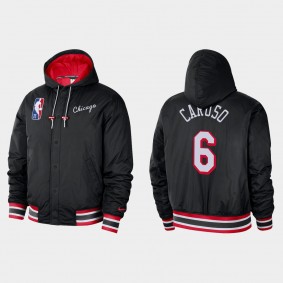 75th Bulls Alex Caruso Courtside Jacket Black