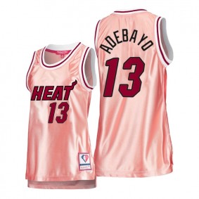 Bam Adebayo Miami Heat Rose Gold Jersey 75th Anniversary Pink Women's