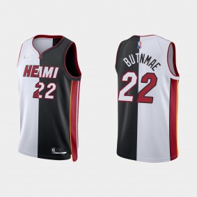 Heat Jimmy Butler Split NBA 75th Jersey Black White