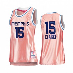 Brandon Clarke Memphis Grizzlies Rose Gold Jersey #15 Pink 75th Anniversary Women's Tank