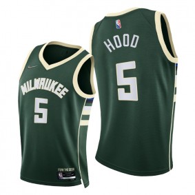 Bucks Rodney Hood 2021-22 75th Diamond Anniversary Jersey Green