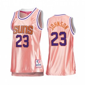 Phoenix Suns Cameron Johnson Rose Gold Pink 75th Anniversary Women's Jersey #23