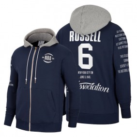 Bill Russell 75th Diamond Anniversary 1946-2021 Hoodie Navy