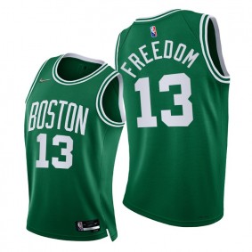 Enes Kanter Freedom #13 Celtics 2021-22 Green Jersey 75th Diamond Icon Edition