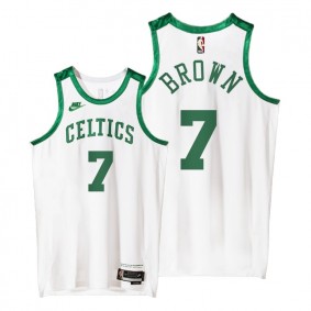 Jaylen Brown Celtics 2021 Classic Edition Jersey White