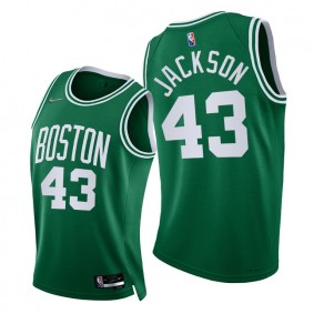 Justin Jackson #43 Boston Celtics 2021-22 Icon Edition Green Jersey NBA75th Season