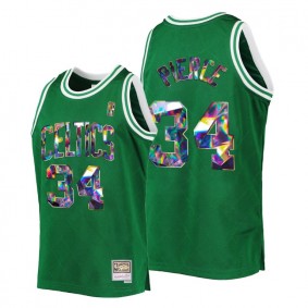 Paul Pierce Boston Celtics NBA 75th Diamond Anniversary #34 Green Throwback Men Jersey