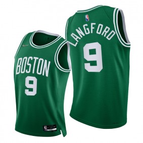 Celtics #9 Romeo Langford 2021-22 75th Diamond Anniversary Jersey Green