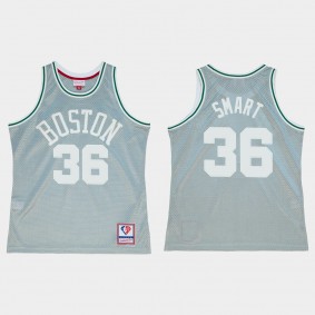 Celtics 75th Anniversary Silver Marcus Smart Jersey