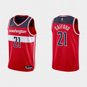 Wizards Daniel Gafford 2021/22 75th Diamond Red Jersey Icon