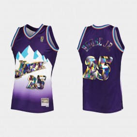 Jazz Danuel House Jr. 75TH Diamond Purple Jersey Retro