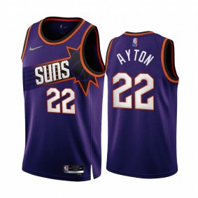 Deandre Ayton Phoenix Suns 2022-23 Purple #22 Icon Edition Jersey NBA 75th