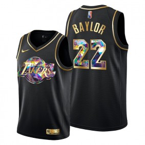 #22 Elgin Baylor Los Angeles Lakers NBA 75th Anniversary Team Black Jersey