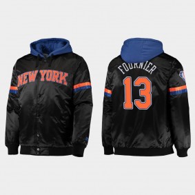 75th knicks Evan Fournier Full-Snap Jacket Black