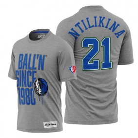 Frank Ntilikina Mavericks Since 1980 Gray Tee