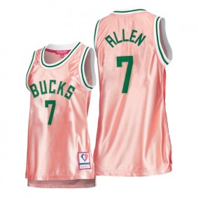 Grayson Allen Milwaukee Bucks Rose Gold Jersey 75th Anniversary Pink Women's