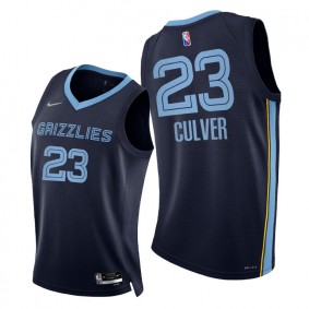 Grizzlies Jarrett Culver 2021-22 75th Diamond Anniversary Jersey Blue