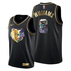 Grizzlies Ziaire Williams 2021-22 Diamond Logo Jersey Black