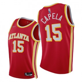 Hawks Clint Capela 2021-22 Icon Edition Jersey Red