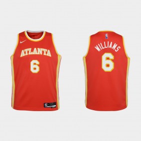 Hawks 75th Anniversary Red Lou Williams Youth Jersey Icon