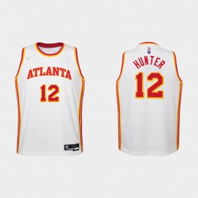 Hawks 75th Anniversary White De'Andre Hunter Youth Jersey Association