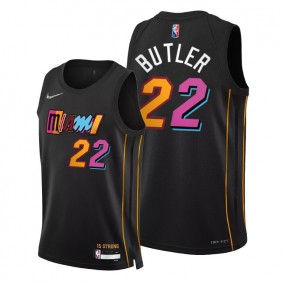 Heat Jimmy Butler 2021-22 City Edition Jersey Black