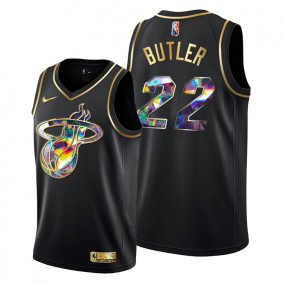 Heat Jimmy Butler 2021-22 Diamond Logo Jersey Black