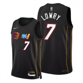 Heat Kyle Lowry 2021-22 City Edition Jersey Black