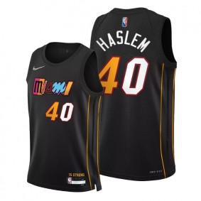 Heat Udonis Haslem 2021-22 City Edition Jersey Black