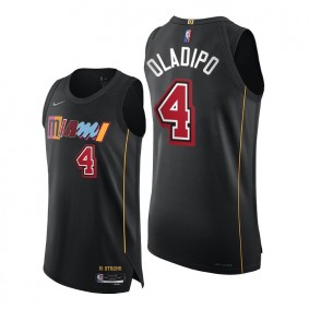 Victor Oladipo Heat 2021-22 75th Diamond Authentic Black Jersey City Edition