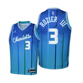 Terry Rozier III Charlotte Hornets Teal 2021-22 City Edition Jersey - Kids