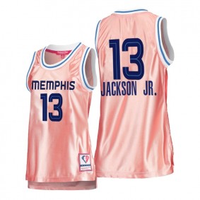 Hot Lady's Memphis Grizzlies #13 Jaren Jackson Jr. Pink Rose Gold Jersey 75th Anniversary