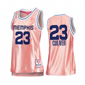 Jarrett Culver Memphis Grizzlies Rose Gold Jersey #23 Pink 75th Anniversary Women's Tank