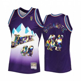 Bojan Bogdanovic #44 Utah Jazz NBA 75th Anniversary Diamond Jersey Purple