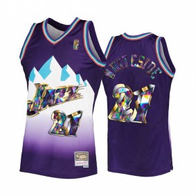 Hassan Whiteside #21 Utah Jazz NBA 75th Anniversary Diamond Jersey Purple