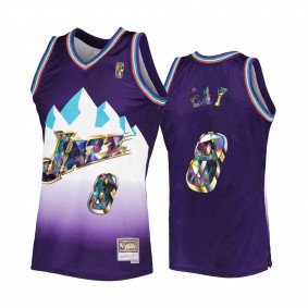 Rudy Gay #8 Utah Jazz NBA 75th Anniversary Diamond Jersey Purple