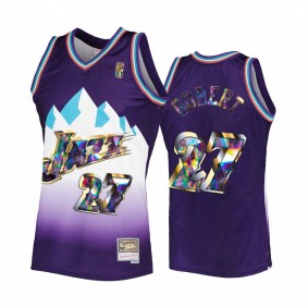 Rudy Gobert #27 Utah Jazz NBA 75th Anniversary Diamond Jersey Purple