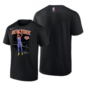 Knicks Julius Randle Highlights Dunking NBA75th Diamond Black T-Shirt