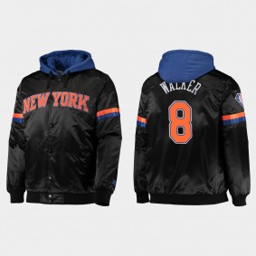 75th knicks Kemba Walker Full-Snap Jacket Black