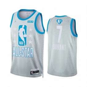 Nets Keven Durant 2022 Cleveland All-Star Jersey Gray 75th Patch Uniform