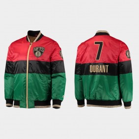 Nets Kevin Durant Black History Month BHM Jacket Red