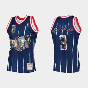 Rockets Kevin Porter Jr. 75TH Diamond Navy Jersey Retro