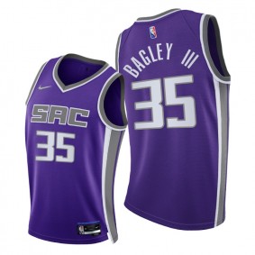 Kings Marvin Bagley III 2021-22 75th Diamond Anniversary Jersey Purple