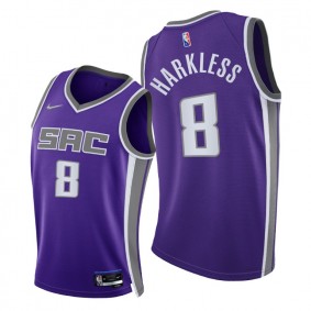 Kings Maurice Harkless 2021-22 75th Diamond Anniversary Jersey Purple