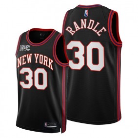 Knicks Julius Randle 2021-22 City Edition Jersey Black